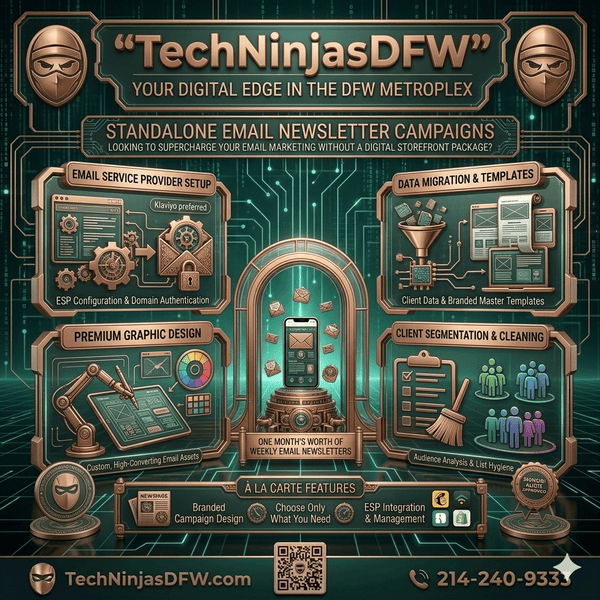 Email Newsletter Campaign - TechNinjasDFW